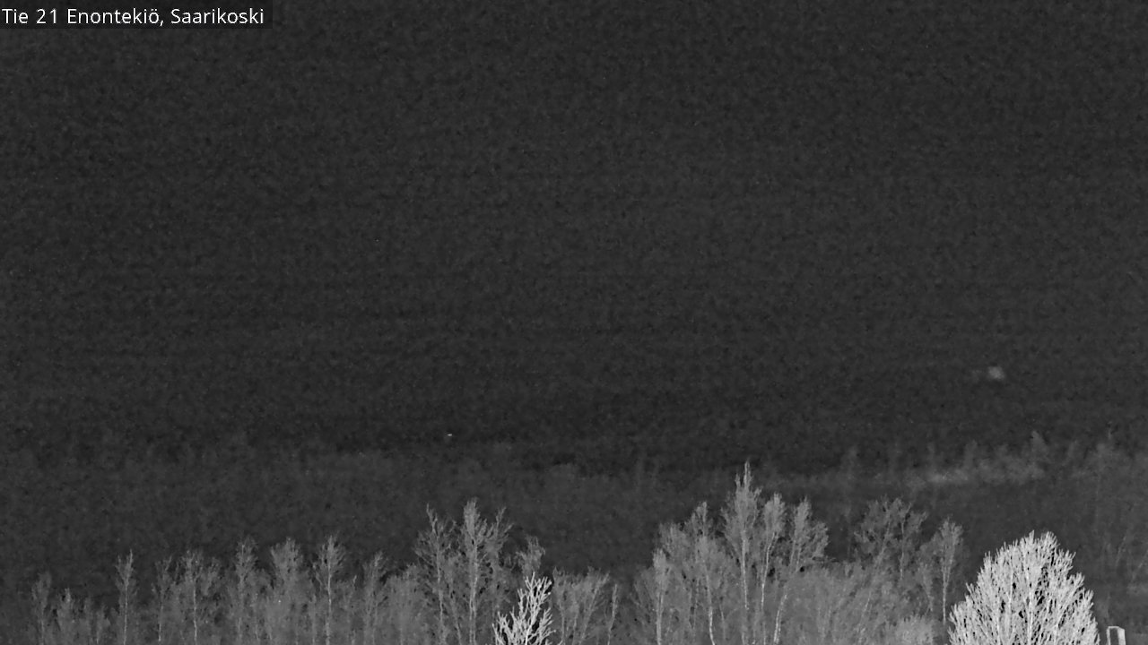 Weather Camera Image Väg 21 Enontekis, Saarikoski, Enontekiö, Lappi