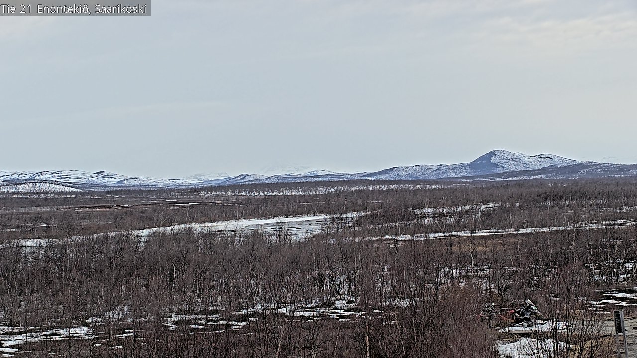 Kelikamerat Kuva Tie 21 Enontekiö, Saarikoski, Enontekiö, Lappi