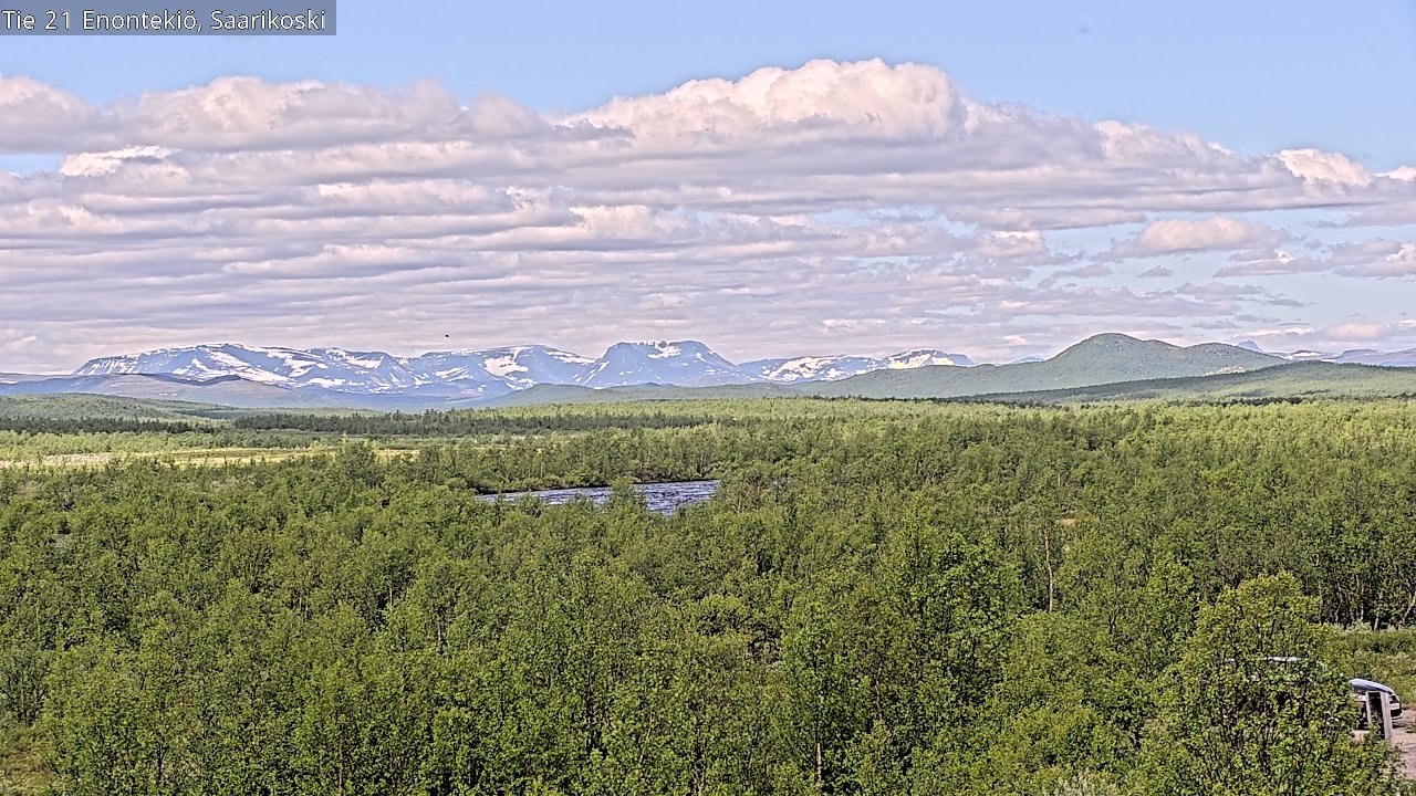 Kelikamerat Kuva Tie 21 Enontekiö, Saarikoski, Enontekiö, Lappi