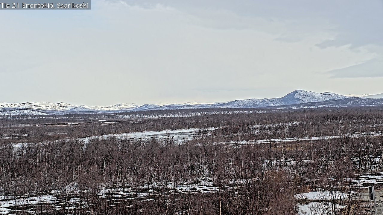 Kelikamerat Kuva Tie 21 Enontekiö, Saarikoski, Enontekiö, Lappi
