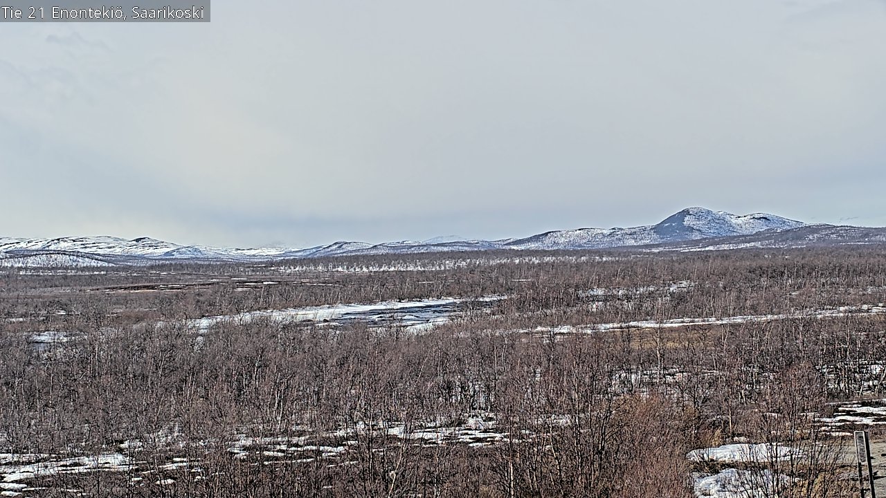 Kelikamerat Kuva Tie 21 Enontekiö, Saarikoski, Enontekiö, Lappi