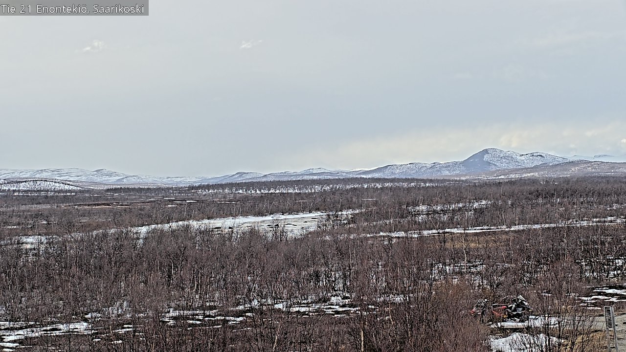 Kelikamerat Kuva Tie 21 Enontekiö, Saarikoski, Enontekiö, Lappi