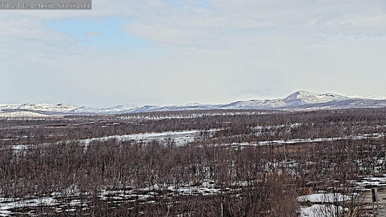 Kelikamerat Kuva Tie 21 Enontekiö, Saarikoski, Enontekiö, Lappi