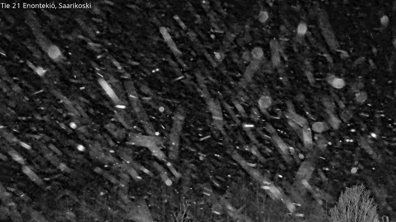 Weather Camera Image Väg 21 Enontekis, Saarikoski, Enontekiö, Lappi