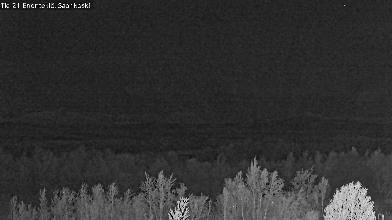 Weather Camera Image Väg 21 Enontekis, Saarikoski, Enontekiö, Lappi