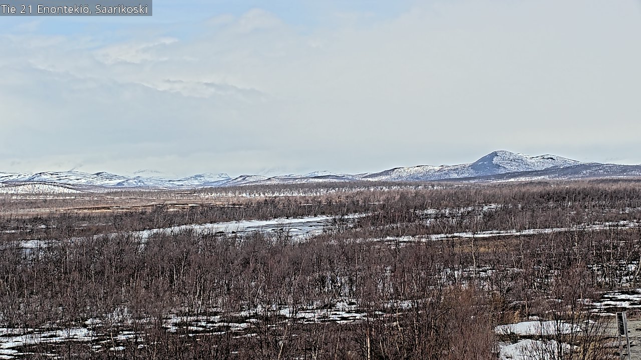 Kelikamerat Kuva Tie 21 Enontekiö, Saarikoski, Enontekiö, Lappi