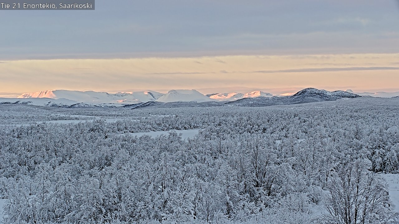 Kelikamerat Kuva Tie 21 Enontekiö, Saarikoski, Enontekiö, Lappi