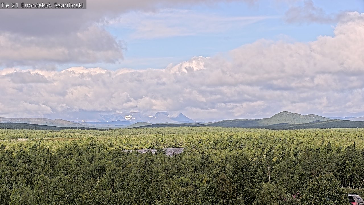 Weather Camera Image Road 21 Enontekiö, Saarikoski, Enontekiö, Lappi