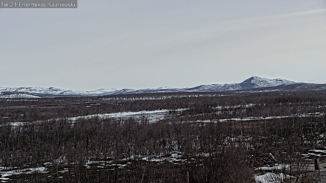 Kelikamerat Kuva Tie 21 Enontekiö, Saarikoski, Enontekiö, Lappi