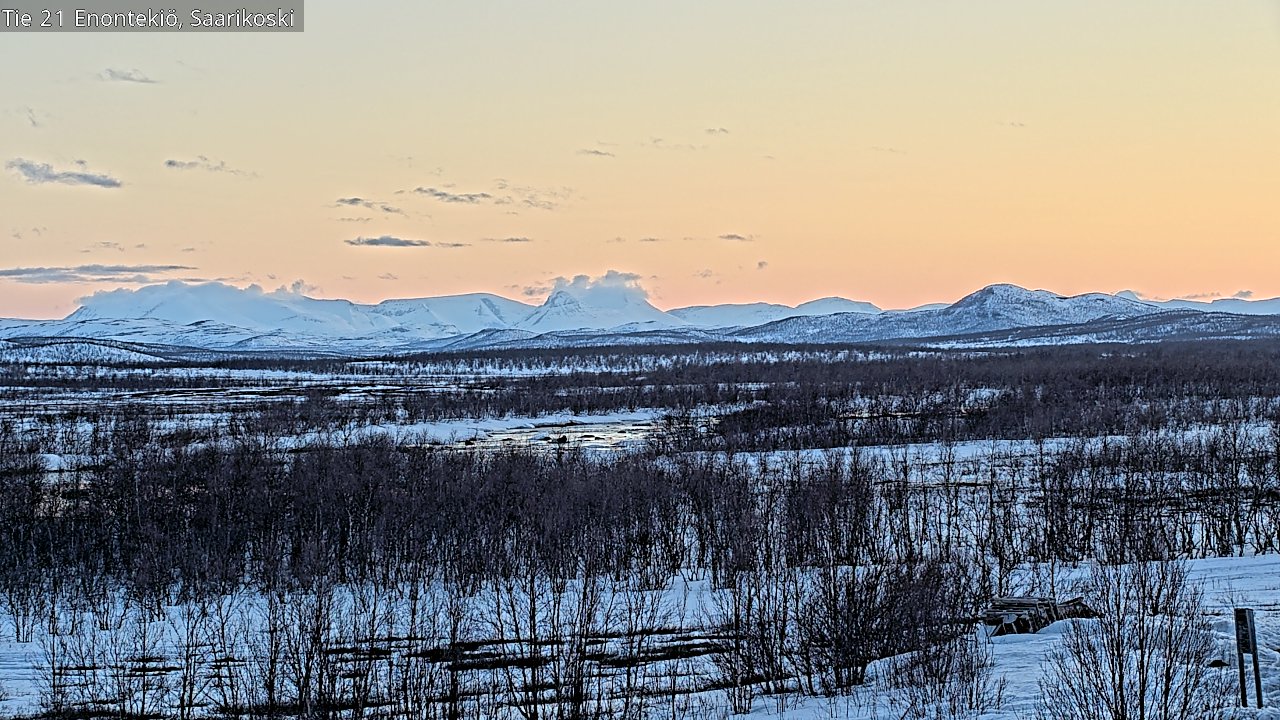 Kelikamerat Kuva Tie 21 Enontekiö, Saarikoski, Enontekiö, Lappi