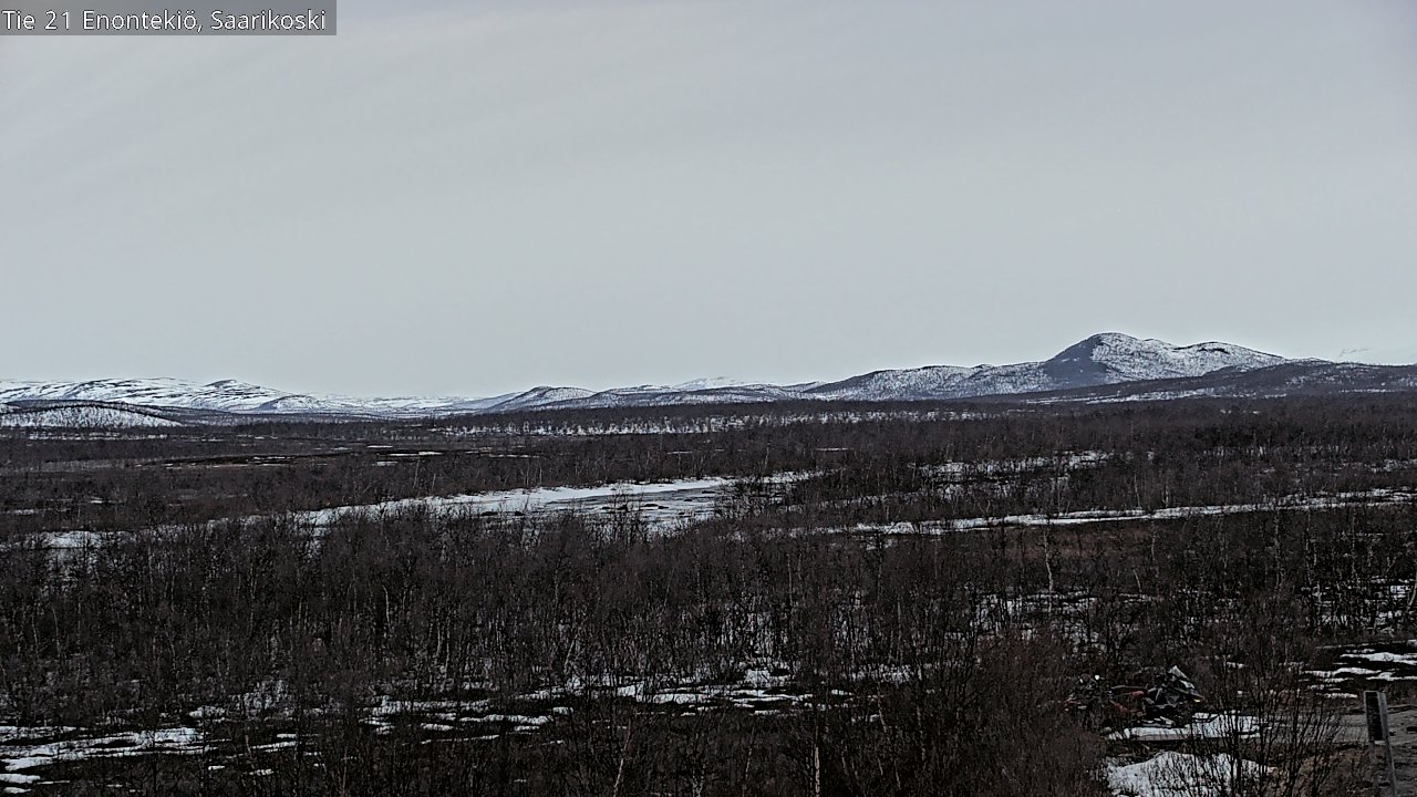 Kelikamerat Kuva Tie 21 Enontekiö, Saarikoski, Enontekiö, Lappi