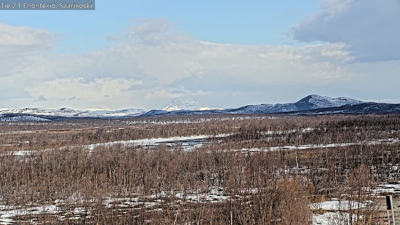 Kelikamerat Kuva Tie 21 Enontekiö, Saarikoski, Enontekiö, Lappi