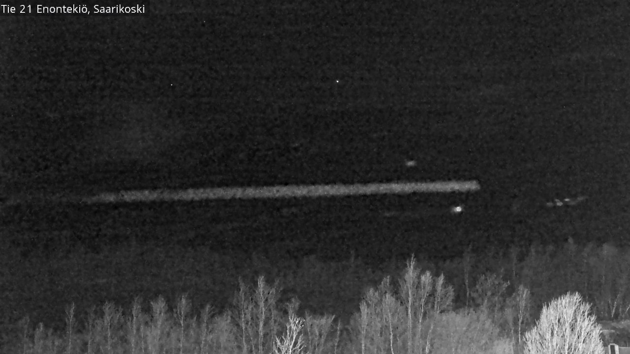 Weather Camera Image Väg 21 Enontekis, Saarikoski, Enontekiö, Lappi