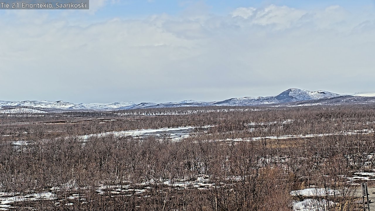 Kelikamerat Kuva Tie 21 Enontekiö, Saarikoski, Enontekiö, Lappi