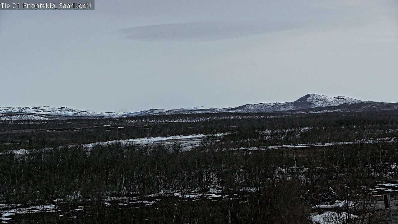 Kelikamerat Kuva Tie 21 Enontekiö, Saarikoski, Enontekiö, Lappi