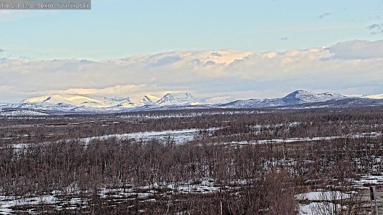 Kelikamerat Kuva Tie 21 Enontekiö, Saarikoski, Enontekiö, Lappi