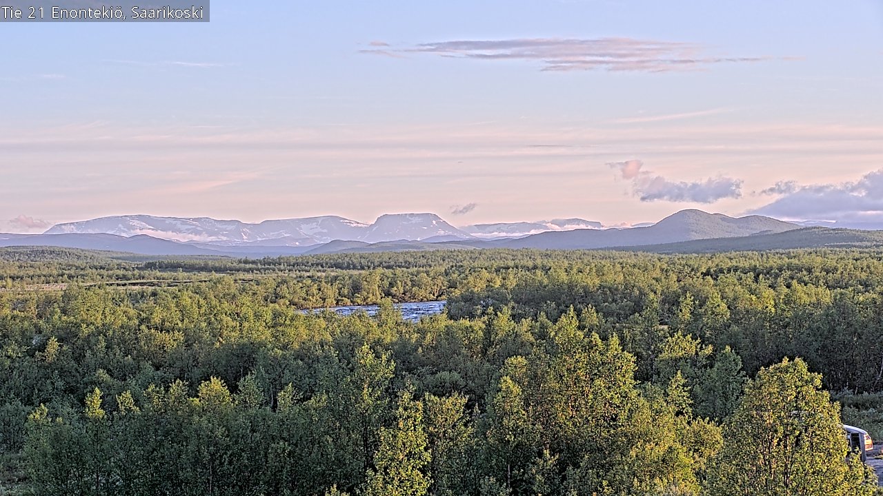 Kelikamerat Kuva Tie 21 Enontekiö, Saarikoski, Enontekiö, Lappi