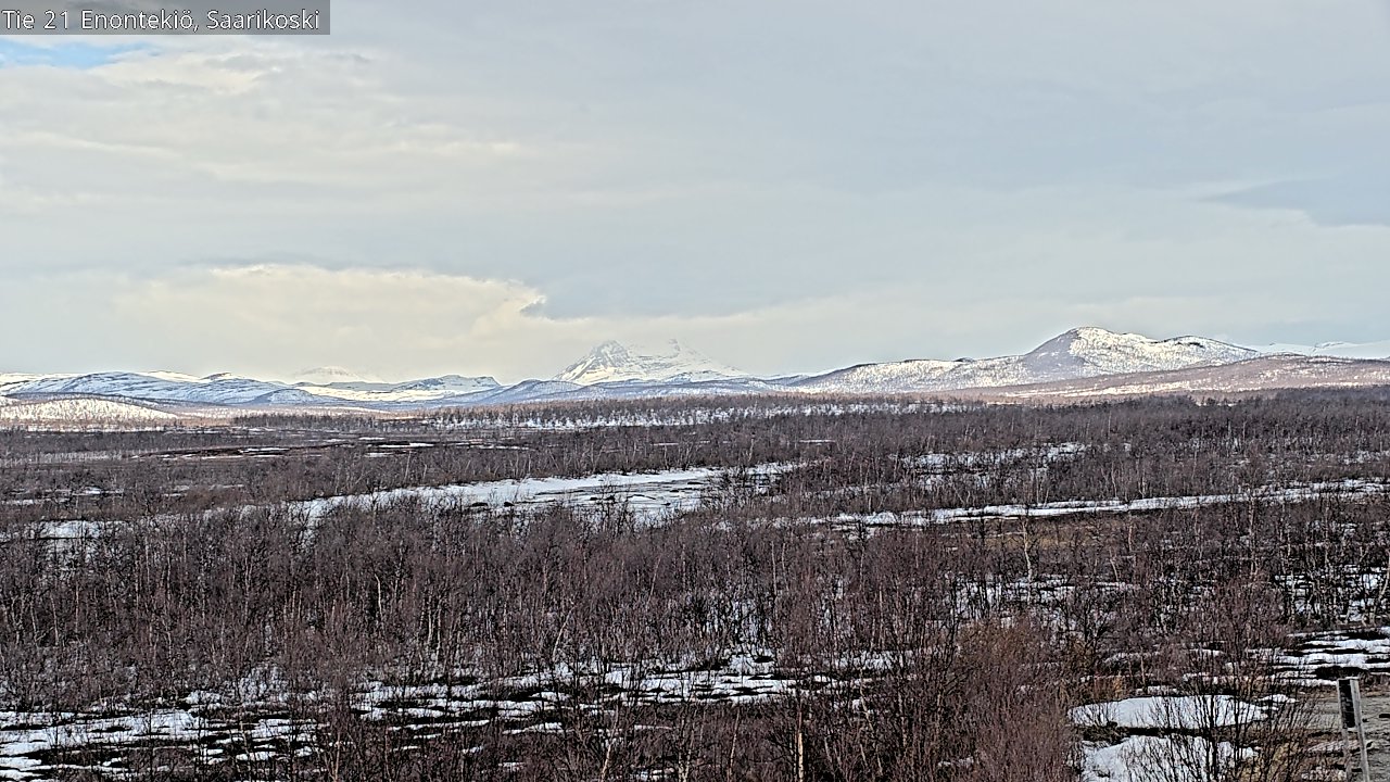 Kelikamerat Kuva Tie 21 Enontekiö, Saarikoski, Enontekiö, Lappi