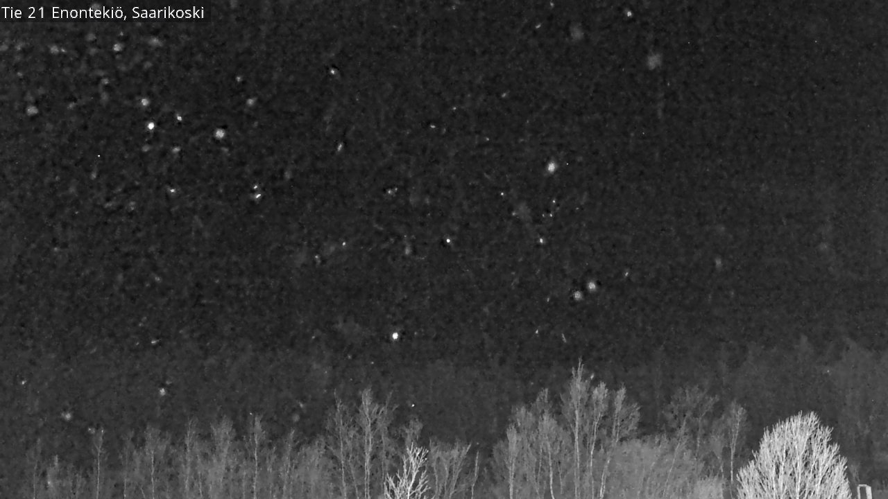 Weather Camera Image Väg 21 Enontekis, Saarikoski, Enontekiö, Lappi