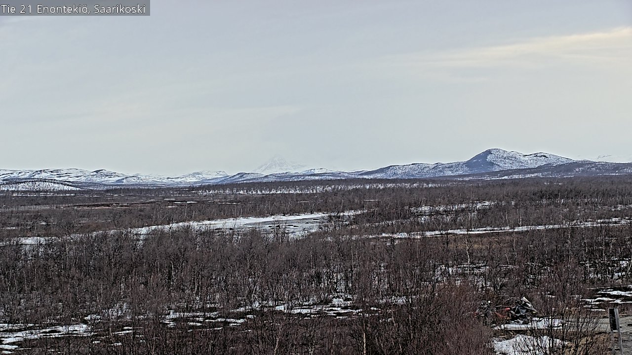 Kelikamerat Kuva Tie 21 Enontekiö, Saarikoski, Enontekiö, Lappi
