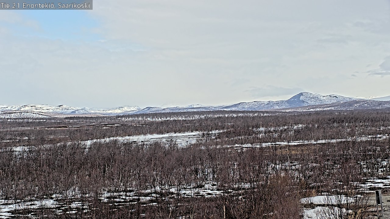 Kelikamerat Kuva Tie 21 Enontekiö, Saarikoski, Enontekiö, Lappi