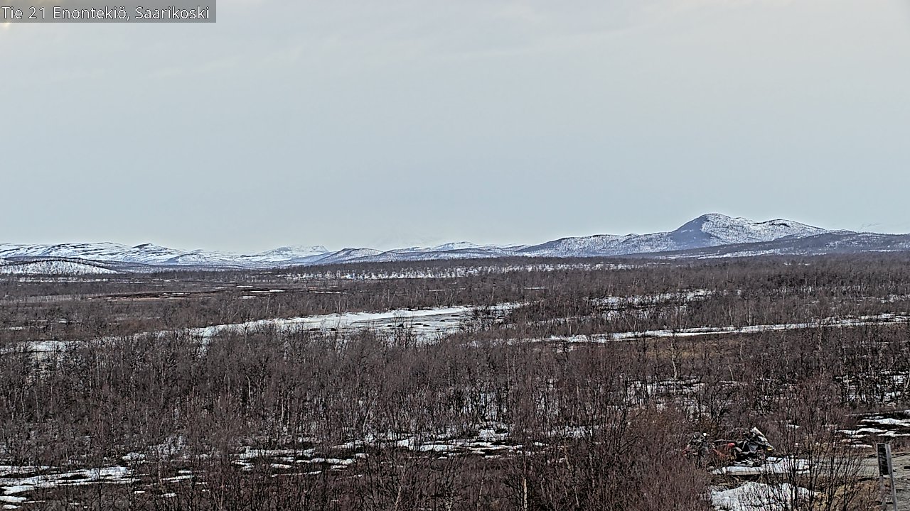 Kelikamerat Kuva Tie 21 Enontekiö, Saarikoski, Enontekiö, Lappi