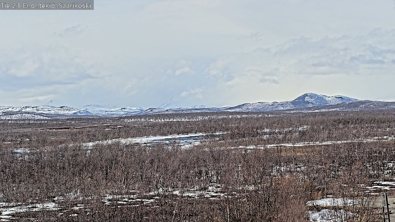 Kelikamerat Kuva Tie 21 Enontekiö, Saarikoski, Enontekiö, Lappi