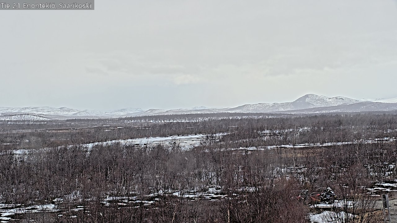 Kelikamerat Kuva Tie 21 Enontekiö, Saarikoski, Enontekiö, Lappi