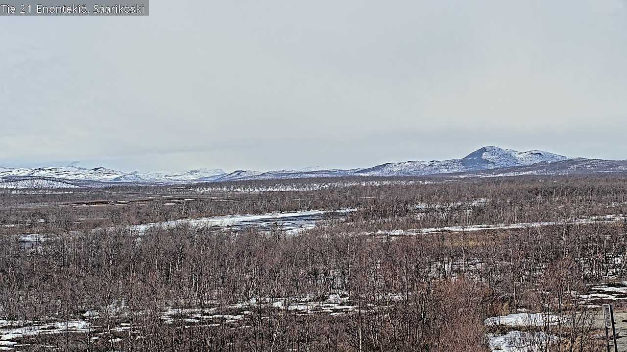 Kelikamerat Kuva Tie 21 Enontekiö, Saarikoski, Enontekiö, Lappi