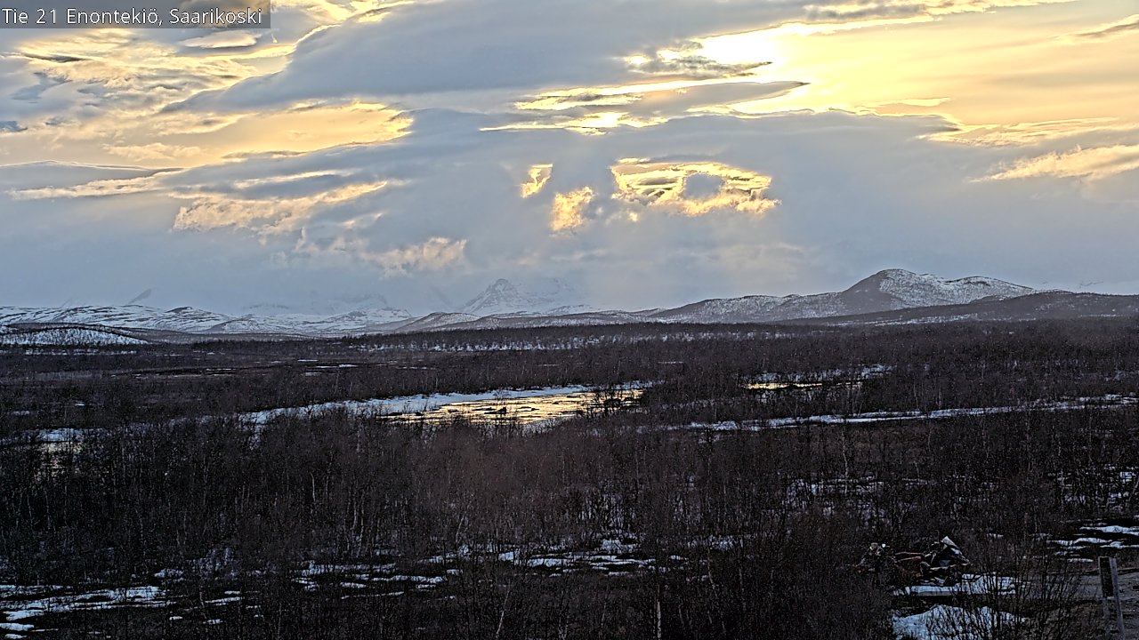 Kelikamerat Kuva Tie 21 Enontekiö, Saarikoski, Enontekiö, Lappi