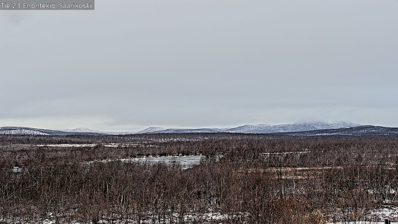 Kelikamerat Kuva Tie 21 Enontekiö, Saarikoski, Enontekiö, Lappi