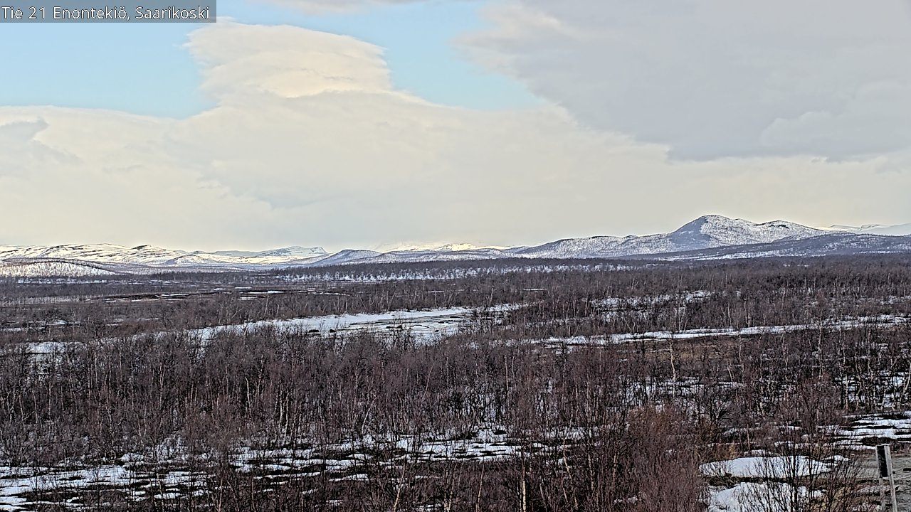 Kelikamerat Kuva Tie 21 Enontekiö, Saarikoski, Enontekiö, Lappi