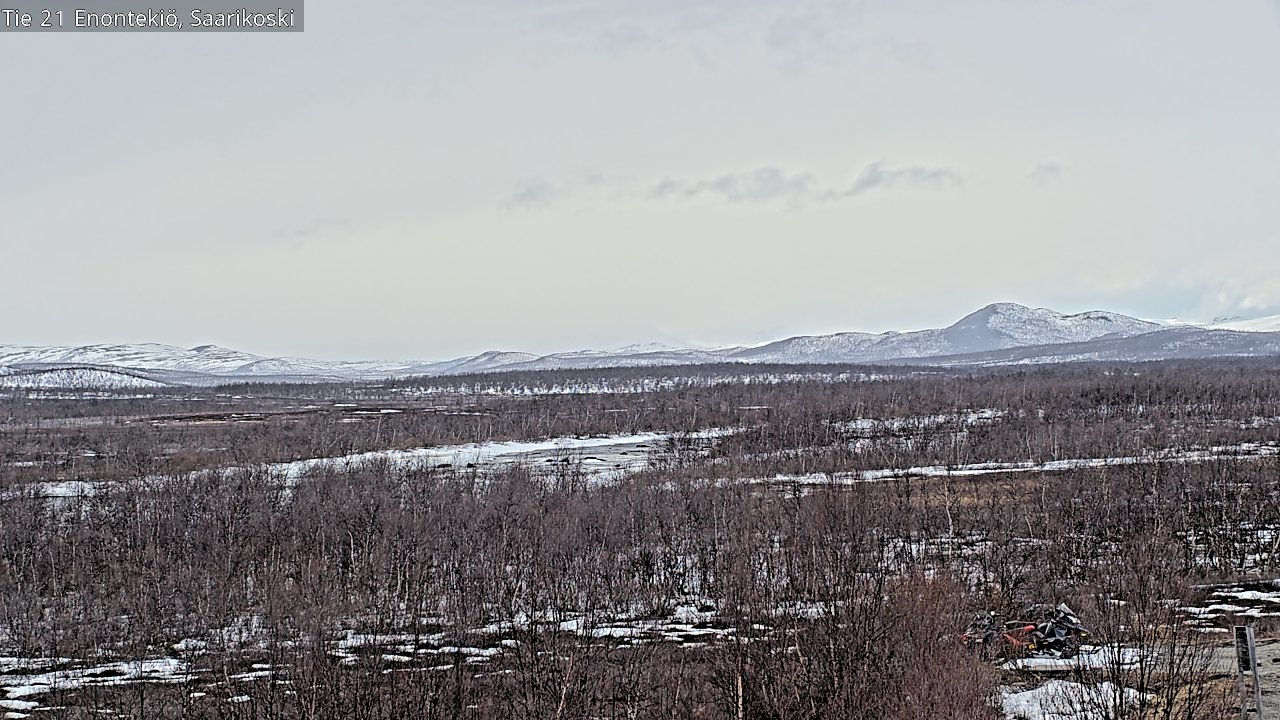 Kelikamerat Kuva Tie 21 Enontekiö, Saarikoski, Enontekiö, Lappi