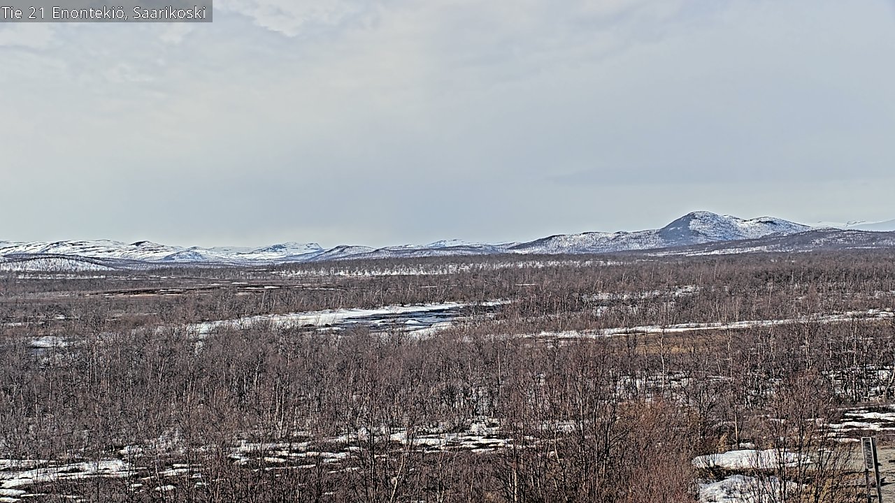 Kelikamerat Kuva Tie 21 Enontekiö, Saarikoski, Enontekiö, Lappi