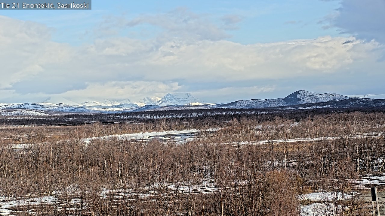 Kelikamerat Kuva Tie 21 Enontekiö, Saarikoski, Enontekiö, Lappi