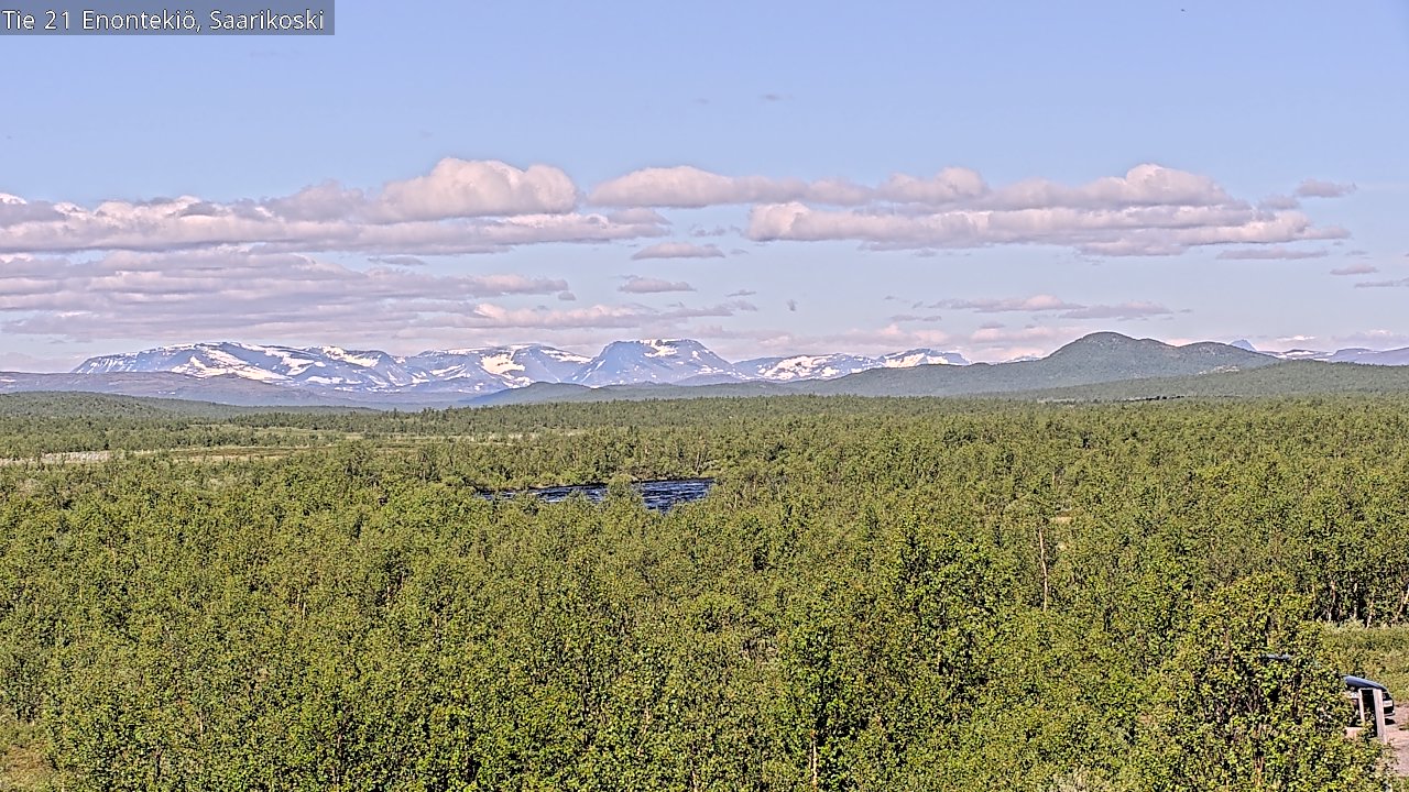 Kelikamerat Kuva Tie 21 Enontekiö, Saarikoski, Enontekiö, Lappi
