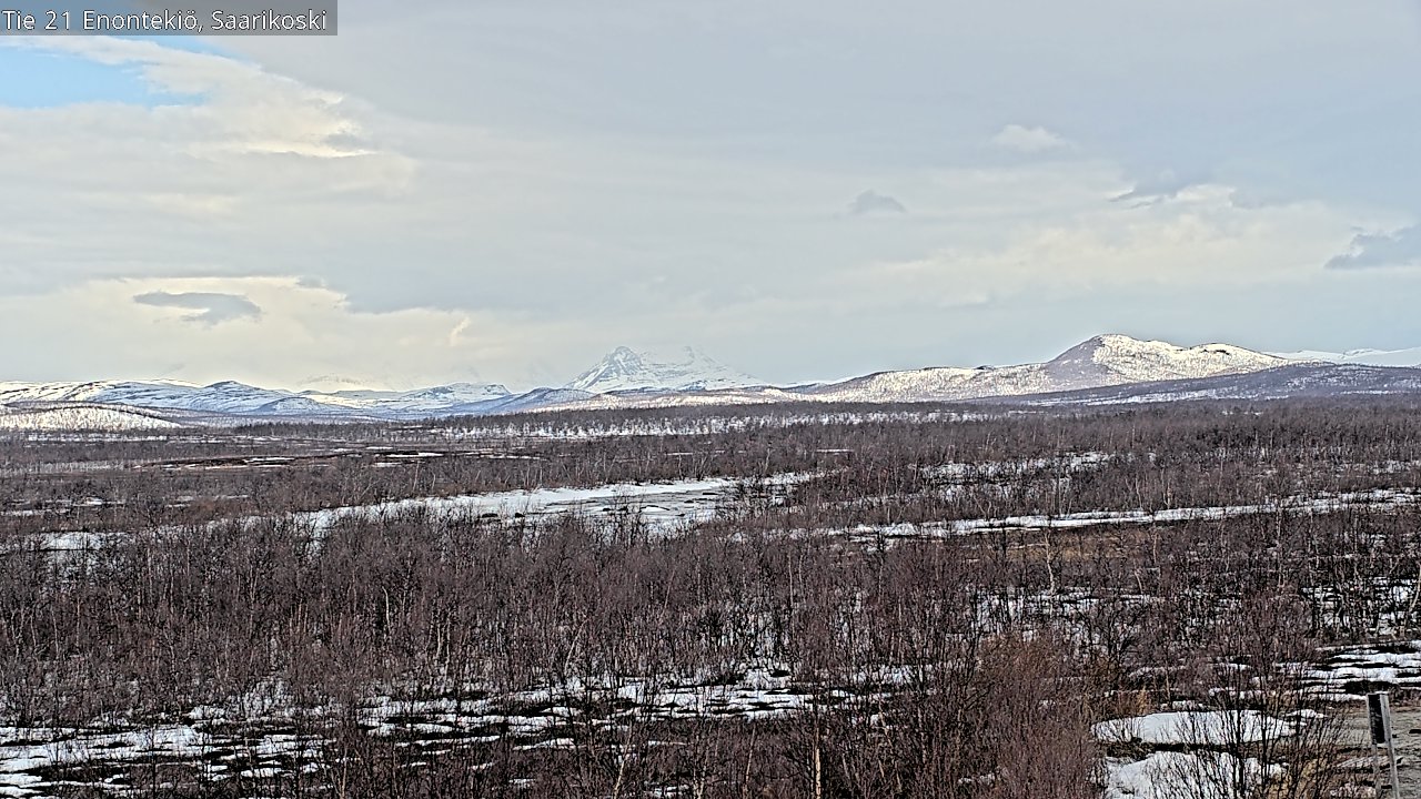 Kelikamerat Kuva Tie 21 Enontekiö, Saarikoski, Enontekiö, Lappi
