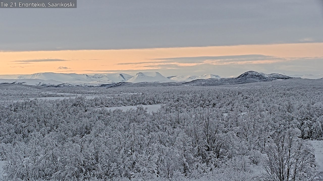 Kelikamerat Kuva Tie 21 Enontekiö, Saarikoski, Enontekiö, Lappi