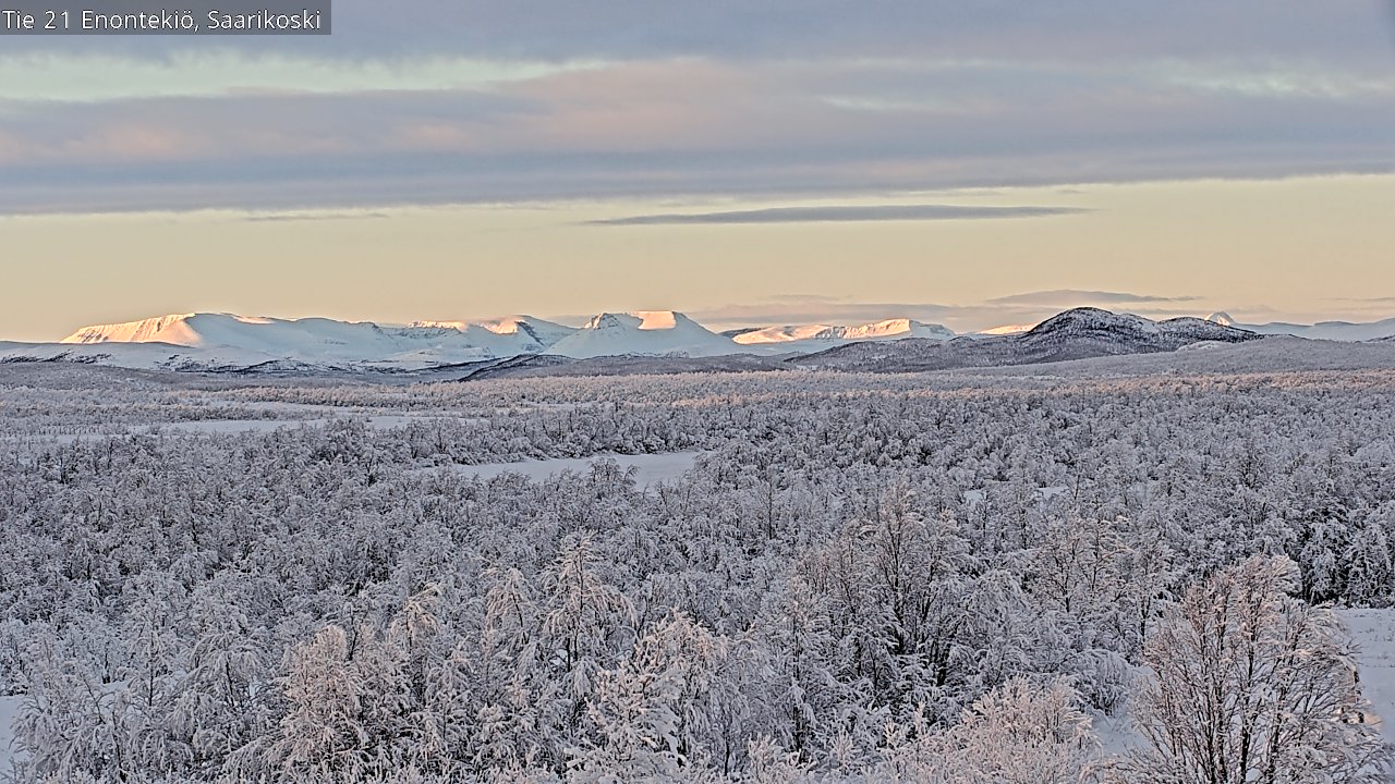 Kelikamerat Kuva Tie 21 Enontekiö, Saarikoski, Enontekiö, Lappi