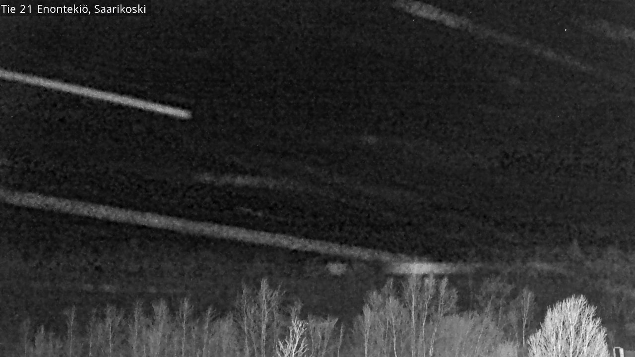 Weather Camera Image Väg 21 Enontekis, Saarikoski, Enontekiö, Lappi