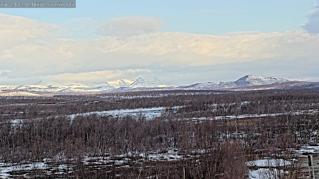Kelikamerat Kuva Tie 21 Enontekiö, Saarikoski, Enontekiö, Lappi