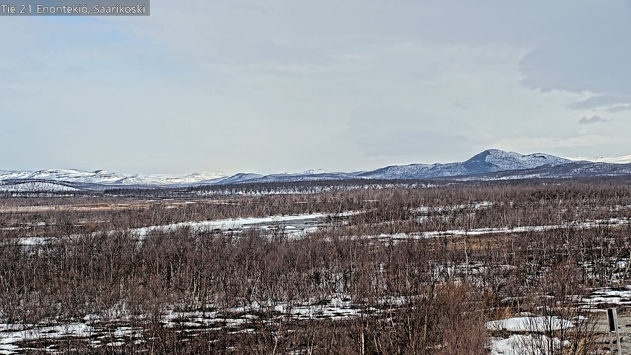 Kelikamerat Kuva Tie 21 Enontekiö, Saarikoski, Enontekiö, Lappi