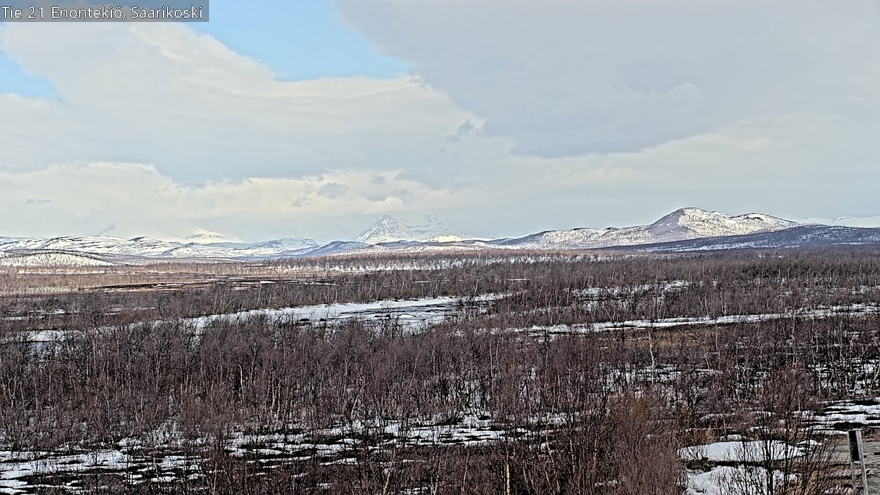 Kelikamerat Kuva Tie 21 Enontekiö, Saarikoski, Enontekiö, Lappi
