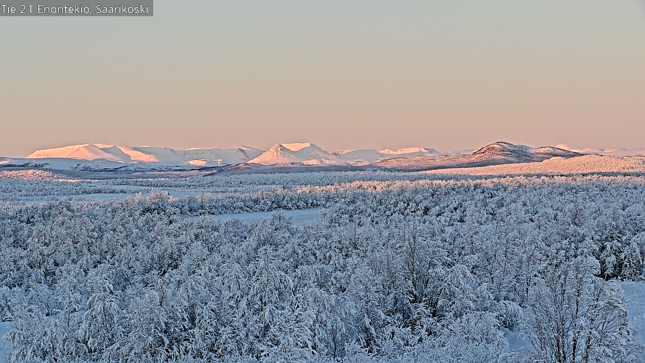 Kelikamerat Kuva Tie 21 Enontekiö, Saarikoski, Enontekiö, Lappi