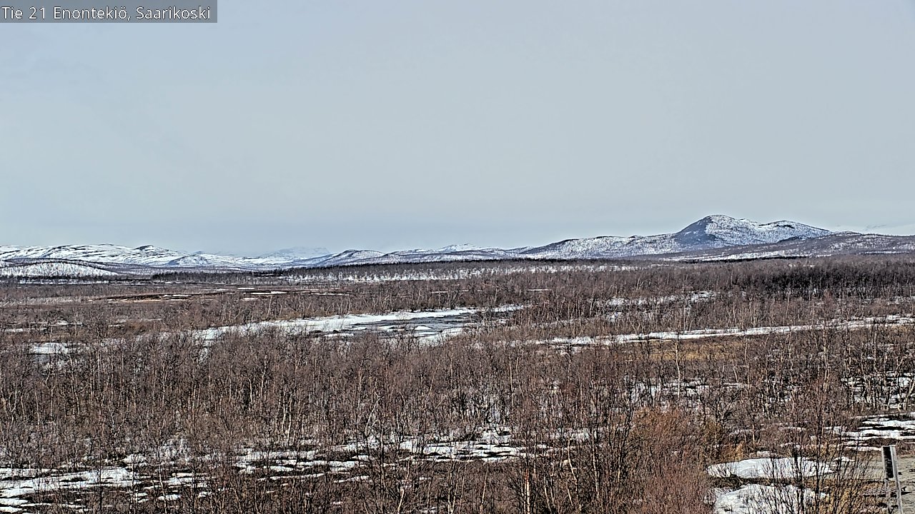 Kelikamerat Kuva Tie 21 Enontekiö, Saarikoski, Enontekiö, Lappi