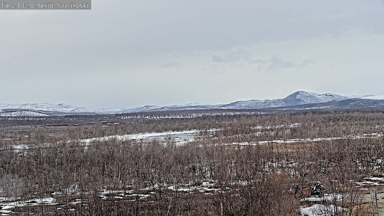 Kelikamerat Kuva Tie 21 Enontekiö, Saarikoski, Enontekiö, Lappi