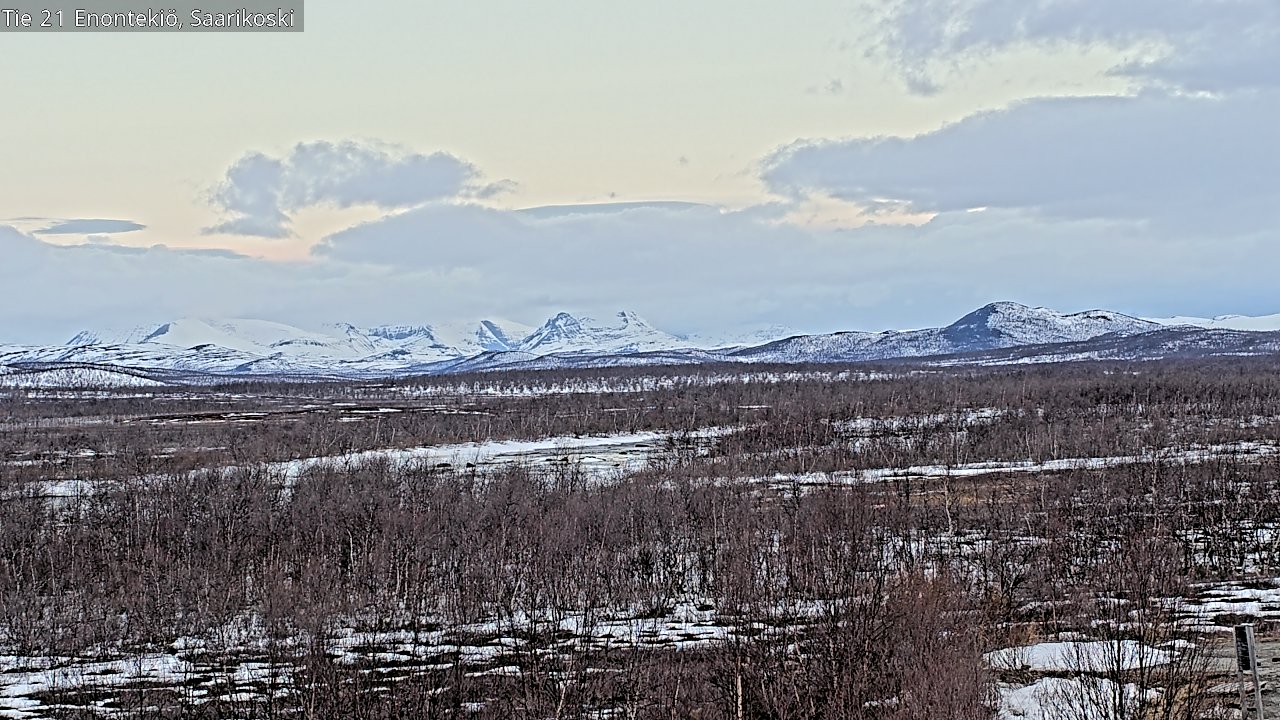 Kelikamerat Kuva Tie 21 Enontekiö, Saarikoski, Enontekiö, Lappi