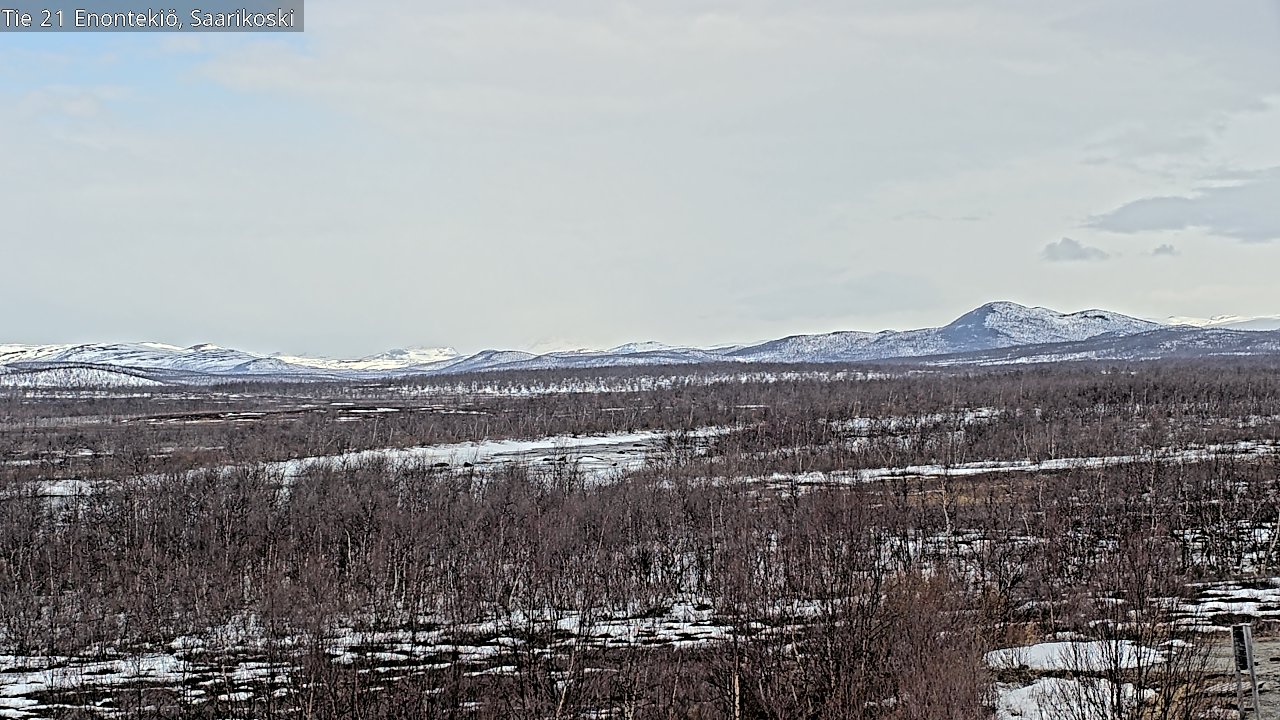 Kelikamerat Kuva Tie 21 Enontekiö, Saarikoski, Enontekiö, Lappi