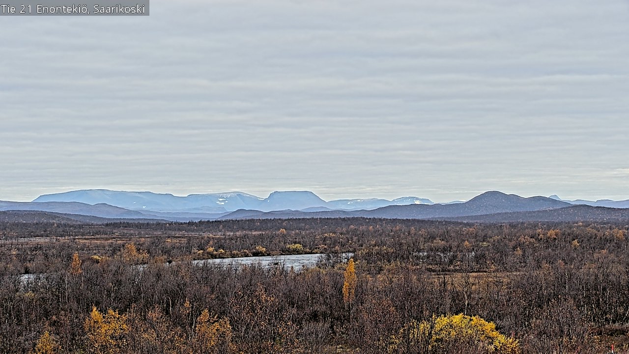 Weather Camera Image Road 21 Enontekiö, Saarikoski, Enontekiö, Lappi