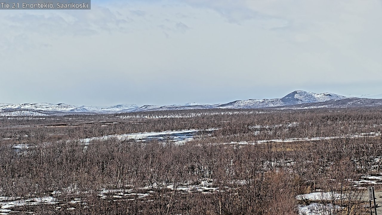 Kelikamerat Kuva Tie 21 Enontekiö, Saarikoski, Enontekiö, Lappi